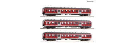 Roco 6280021 - TT - 3-tlg. Set Nahverkehrswagen, DB AG, Ep. VI